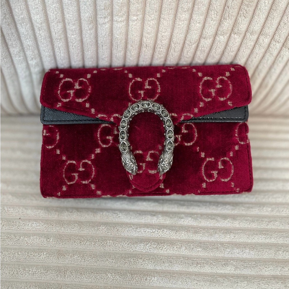 Gucci Dionysus Super Mini Red Velvet